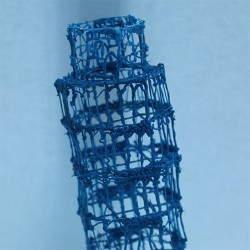 Пизанская Башня - шаблон трафарет для 3Д ручки