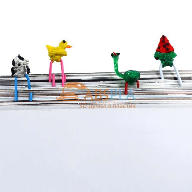 Декоративные фигурки животных - шаблон трафарет для 3Д ручки