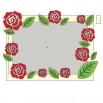 Рамка с розами - шаблон трафарет для 3Д ручки