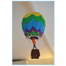 Воздушный шар - шаблон трафарет для 3Д ручки