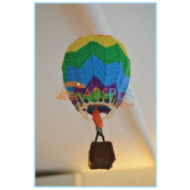 Воздушный шар - шаблон трафарет для 3Д ручки