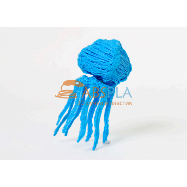 Медуза - шаблон трафарет для 3Д ручки
