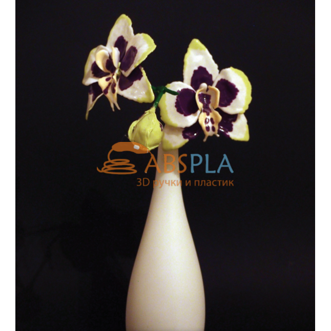 Орхидеея - шаблон трафарет для 3Д ручки