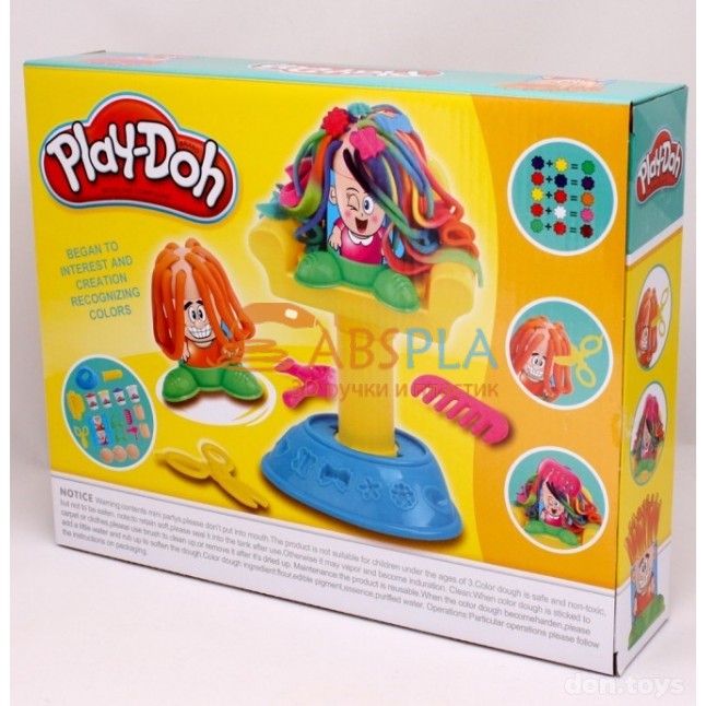 Игровой набор пластилина Play-doh "Сумасшедшие прически"