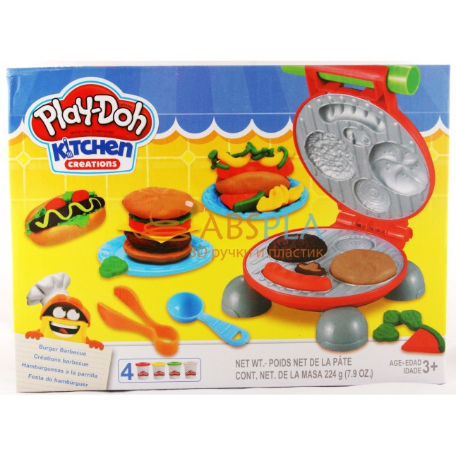 Масса для лепки Play-Doh Бургер барбекю